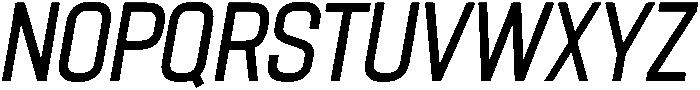 Oblique otf (400) Font UPPERCASE