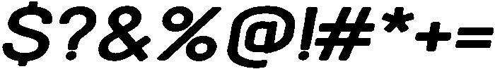 Oblique otf (400) Font OTHER CHARS