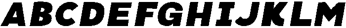 Oblique otf (400) Font UPPERCASE