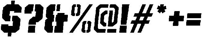 Oblique otf (400) Font OTHER CHARS