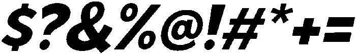Oblique otf (400) Font OTHER CHARS