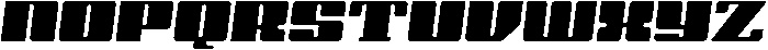 Oblique otf (400) Font LOWERCASE