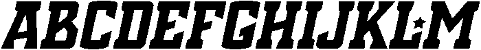 Oblique ttf (400) Font UPPERCASE