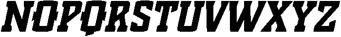 Oblique ttf (400) Font UPPERCASE