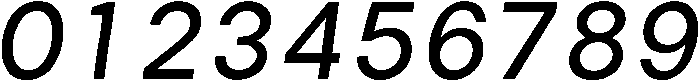 Oblique ttf (400) Font OTHER CHARS