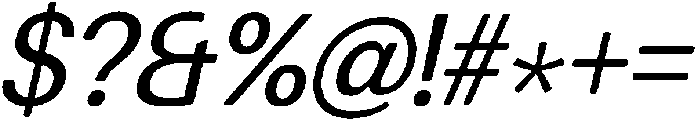 Oblique ttf (400) Font OTHER CHARS