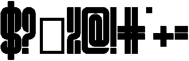 Obsidian otf (400) Font OTHER CHARS