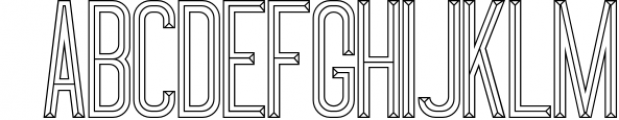 Oblivium Layered Font Family 1 Font UPPERCASE