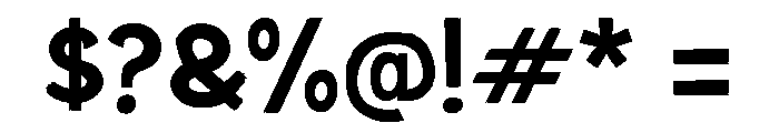 OBROL Font OTHER CHARS