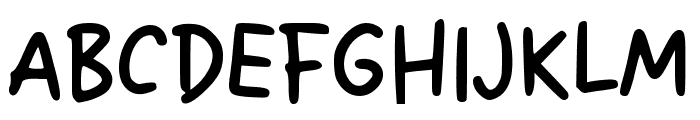 Obe Funny Font UPPERCASE