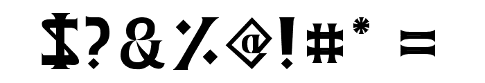 Obelisk MXVV 1.1 Font OTHER CHARS