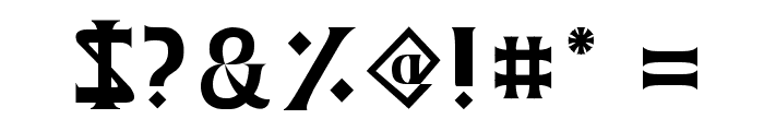 Obelisk MXVV Regular Font OTHER CHARS
