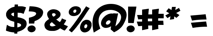 ObelixPro Bold Font OTHER CHARS