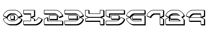 Oberon Deux 3D Font OTHER CHARS