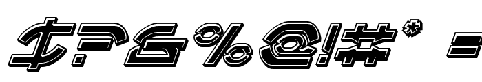 Oberon Deux Bevel Italic Font OTHER CHARS