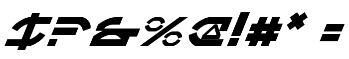 Oberon Deux Italic Font OTHER CHARS