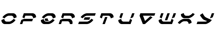 Oberon Deux Title Italic Font UPPERCASE