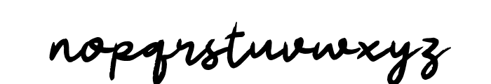 Obimallo Script Font LOWERCASE