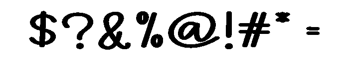 Objective Font OTHER CHARS