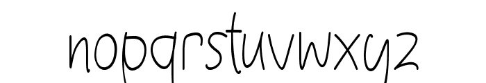 Objectivers Font LOWERCASE