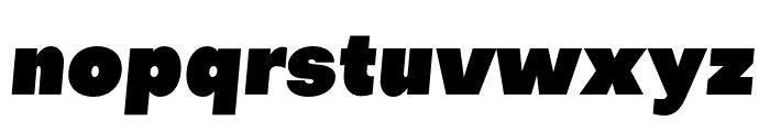 Objectivity-SuperSlanted Font LOWERCASE