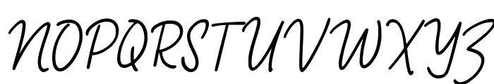 Oblamy Script Font UPPERCASE