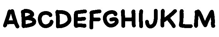 Obled Kids Font UPPERCASE