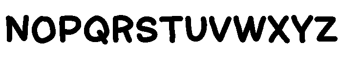 Obled Kids Font UPPERCASE