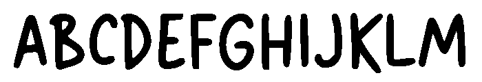 Obreg Kido Font UPPERCASE