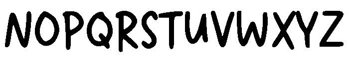Obreg Kido Font UPPERCASE