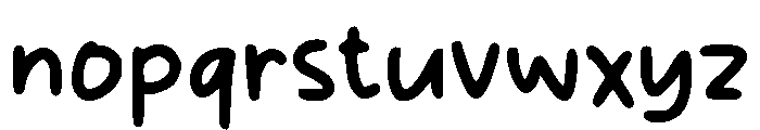 Obreg Kido Font LOWERCASE