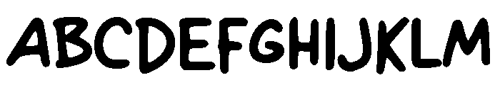 Obreng Good Font UPPERCASE