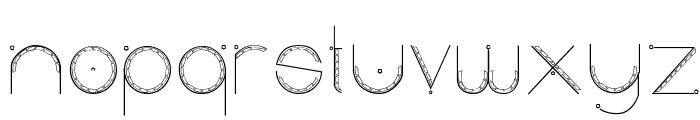Obscura Font LOWERCASE