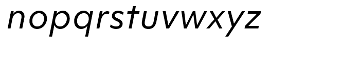 Objektiv Mk Italic Font LOWERCASE