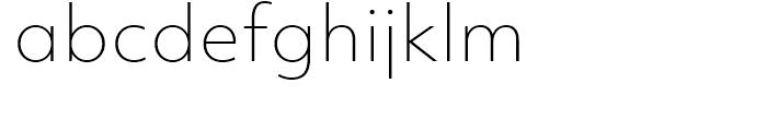 Objektiv Mk Thin Font LOWERCASE