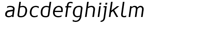 Oblik Regular Italic Font LOWERCASE