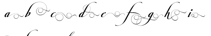 Obsession F Font LOWERCASE