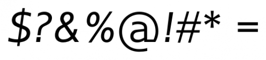 Oblik Italic Font OTHER CHARS