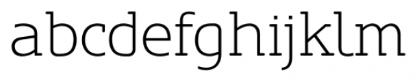 Oblik Serif Light Font LOWERCASE