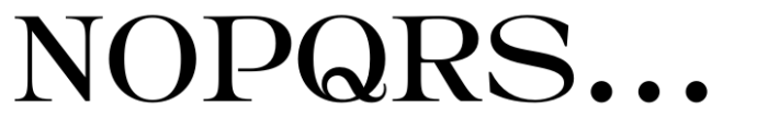 OBO Classic Regular Font LOWERCASE