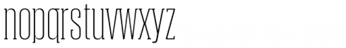 Obcecada Serif Font LOWERCASE