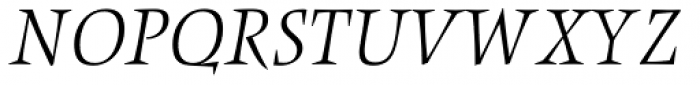 Obelisk Light Italic Font UPPERCASE