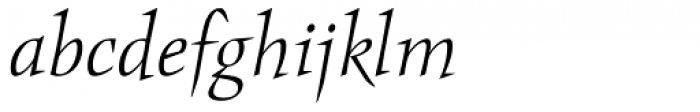 Obelisk Light Italic Font LOWERCASE