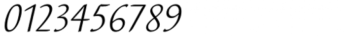 Oberon Serif EF Book Italic Font OTHER CHARS