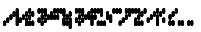 Obert Slant 0 Font LOWERCASE