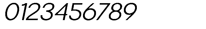 Obigart Light Semi Expanded Slant Font OTHER CHARS