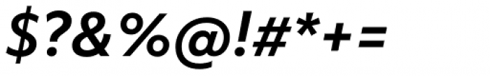 Objektiv Mk1 Bold Italic Font OTHER CHARS