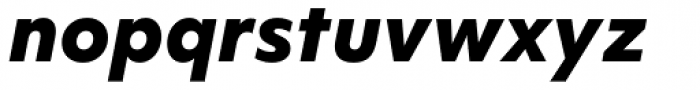 Objektiv Mk1 XBold Italic Font LOWERCASE
