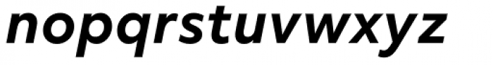 Objektiv Mk3 Bold Italic Font LOWERCASE