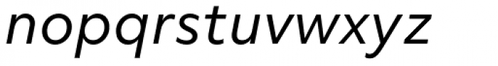 Objektiv Mk3 Italic Font LOWERCASE